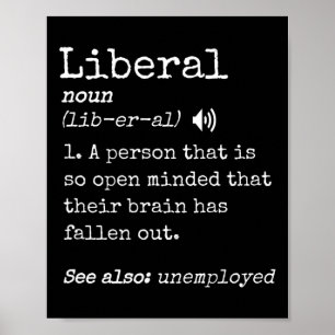 Grappige Pro Conservatieve Meme Anti Liberale Defi Poster
