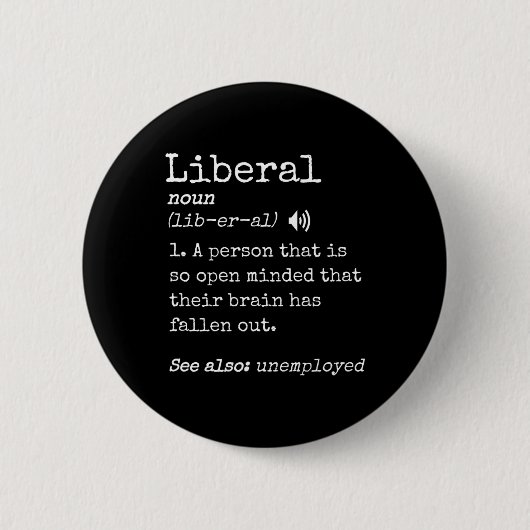 Grappige Pro Conservatieve Meme Anti Liberale Defi Ronde Button 5,7 Cm (Voorkant)