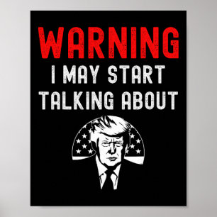 Grappige Pro Trump Republikeinse Amerikaanse Conse Poster