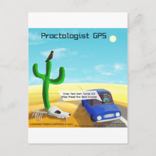 Grappige Proctologie Briefkaart