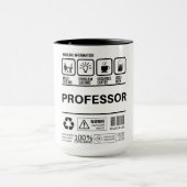 Grappige professor Handling Informatie Mok (Midden)