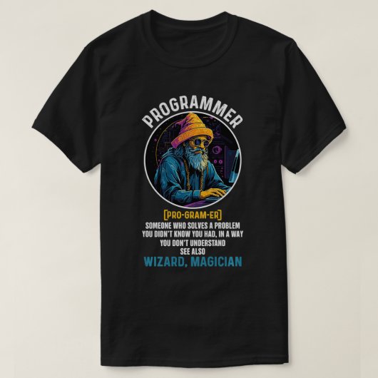Grappige Programmeur Definitie Codering Tech Softw T-shirt (Design voorkant)
