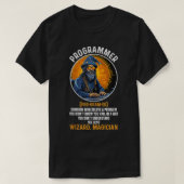 Grappige Programmeur Definitie Coding Techy Softwa T-shirt (Design voorkant)