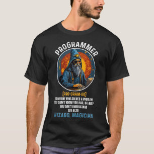 Grappige programmeur definitie computerwetenschapp t-shirt