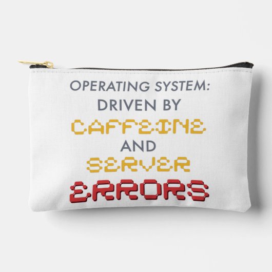 Grappige programmeur koffie- en serverfouten etui (Voorkant)