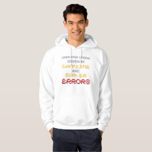 Grappige programmeur koffie- en serverfouten hoodie