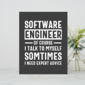 Grappige programmeur software engineer cadeau (Staand voorkant)