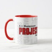 Grappige Project Management Engineer met naam Mok (Links)