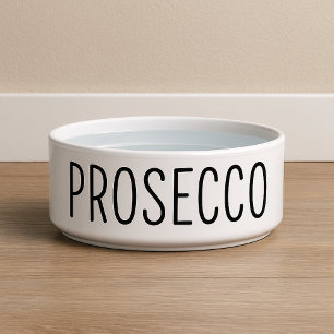 Grappige Prosecco hond Voerbakje