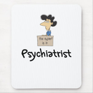 Grappige Psychiater Mousepad Muismat