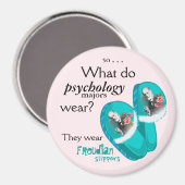 Grappige psychologie Major Magnet Magneet (Voorkant / Achterkant)