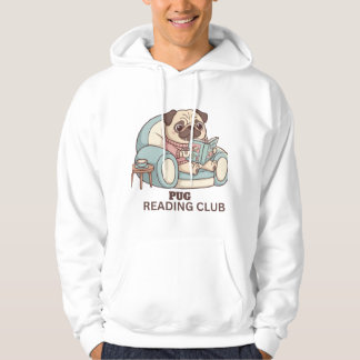 Grappige Pug Leest Proza & Pootjes Hoodie