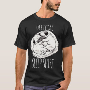 Grappige Pug Liefhebber Officiële Slaap T-shirt