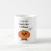 Grappige Pumpkin Spice en Halloween Koffiemok (Center)