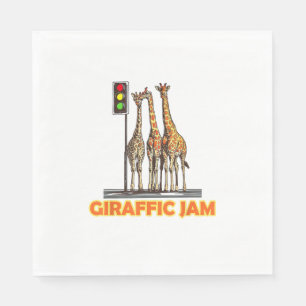 Grappige Pun Giraffe Jam Servet
