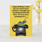 Grappige Pun Mowable Phone Gelukkige Verjaardag Kaart (Gele Bloem)