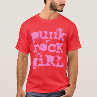 Grappige Punk Rock Girl T-shirt