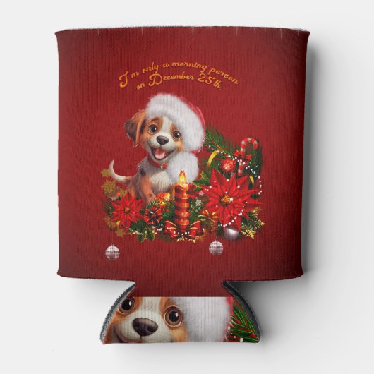 Grappige puppy blikjeskoeler (Voorkant)