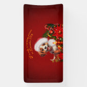 Grappige puppy spandoek (Verticaal)