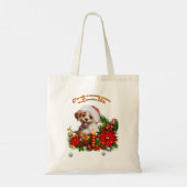 Grappige puppy tote bag (Achterkant)