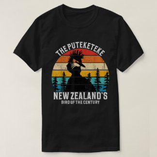Grappige Puteketeke Nieuw-Zeelandse vogel van de e T-shirt