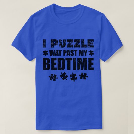 Grappige puzzel t-shirt (Design voorkant)