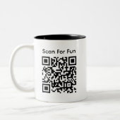 Grappige QR-code mok png, sarcastische Mok wrap (Links)