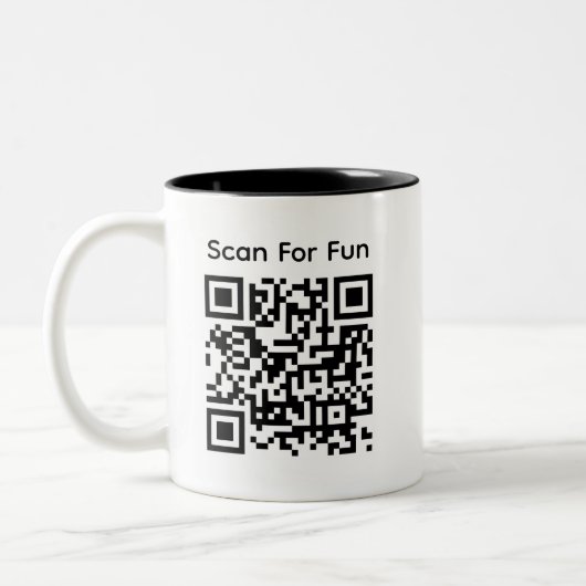 Grappige QR-code mok png, sarcastische Mok wrap (Links)