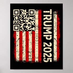 Grappige QR Donald Trump Dancing 4745 Code Video Poster