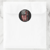 Grappige QR Donald Trump Dancing 4745 Code Video Ronde Sticker (Tas)