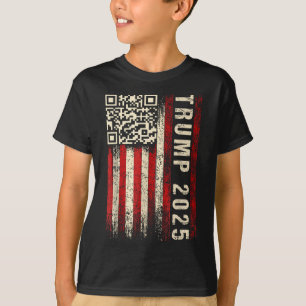 Grappige QR Donald Trump Dancing 47_45 Code Video T-shirt