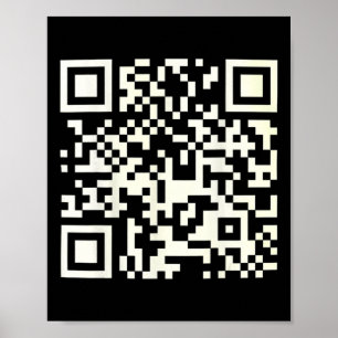 Grappige Qr President Trump 4547 T-shirt Trump Dan Poster