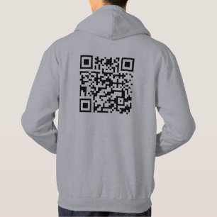 Grappige QR President Trump Dans Code (Op Achterka Hoodie