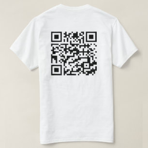 Grappige QR President Trump Dans Code (Op Achterka T-shirt