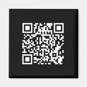 Grappige Qr President Trump Dans Code (op Byck) 5 Magneet