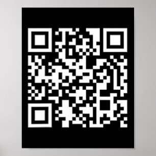 Grappige QR Trump 47 Inauguratie Dag 2025 Danscode Poster