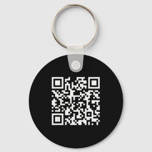 Grappige Qr Wees Geen Kleine Kreng Code Zeggende Q Sleutelhanger