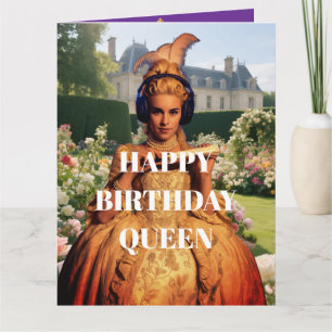 Grappige Queen Verjaardag Kaart