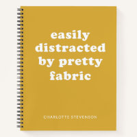 Grappige Quilter Fabric Quote Gepersonaliseerde na