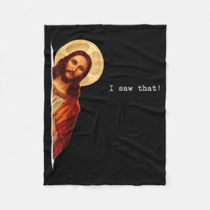 Grappige quote Jezus meme die ik zag dat christeli Fleece Deken