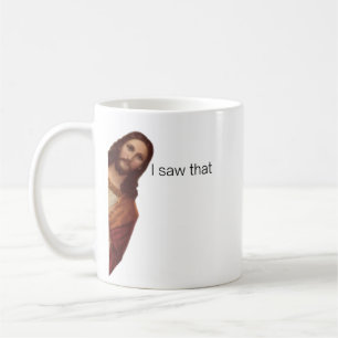 Grappige Quote Jezus Meme Ik Zag Dat Christen Koffiemok