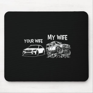 Grappige Quote Jouw Vrouw Mijn Vrouw Vintage 4x4 O Muismat