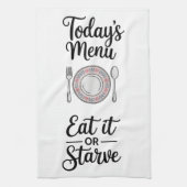 Grappige Quote Keukenhanddoek (Verticaal)