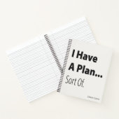 Grappige Quote met Initialen Notitieboek (Binnen)