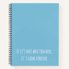 Grappige Quote Takenlijst Blauw Notitieboek