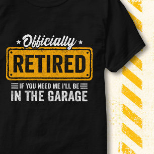 Grappige Quotes Garage Auto Vintage Officieel Met T-shirt