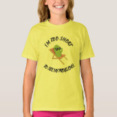 Grappige quotes T-shirt voor kinderen (Voorkant)