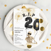 Grappige R.I.P tot mijn 20ste verjaardag Kaart