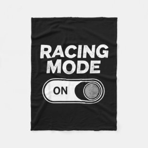 Grappige race modus zegswijze voor gamers sarcasti fleece deken