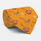 Grappige Ramen Noedels All Over Print Stropdas (Opgerold)